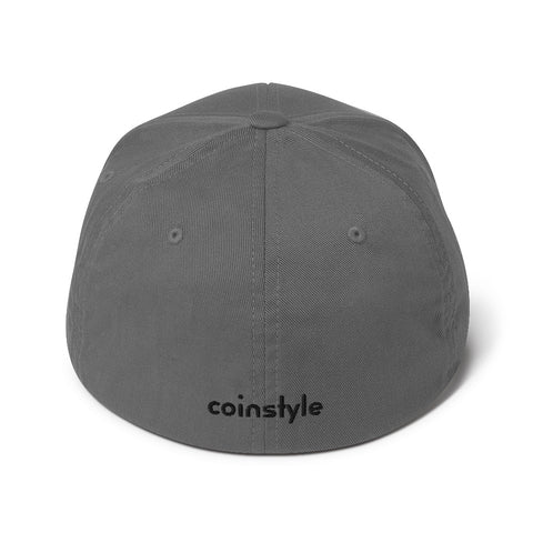 Bitcoin B Structured Twill Cap