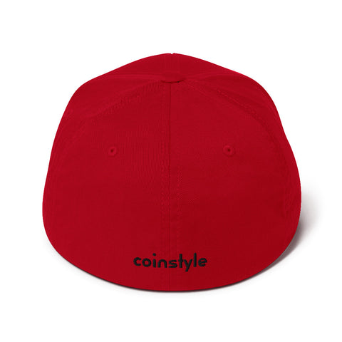 Bitcoin B Structured Twill Cap