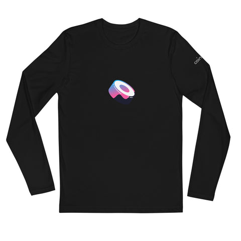 Sushiswap Long Sleeve Fitted Crew | CoinStyle