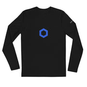 Chainlink Long Sleeve Fitted Crew | CoinStyle