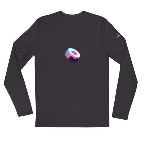 Sushiswap Long Sleeve Fitted Crew | CoinStyle
