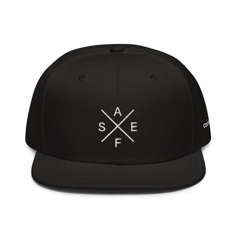 SAFE Crosshairs Snapback Hat | CoinStyle