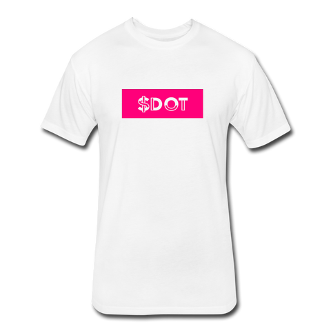 Polkadot Ticker Tocker - white