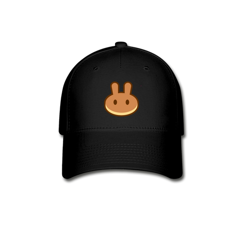 Pancakeswap Fitted Hat - black