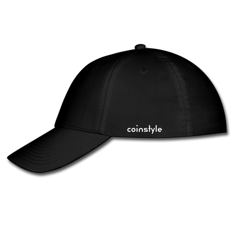 Polygon Fitted Hat - black
