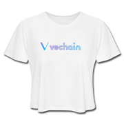 Vechain Outline Women's Cropped - white