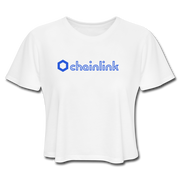 Chainlink Outline Women's Cropped - white
