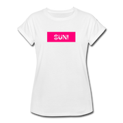 Uniswap Ticker Tocker Women's Relaxed Fit - white