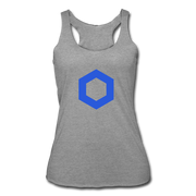 Chainlink Women’s Tri-Blend Racerback Tank - heather gray
