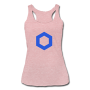 Chainlink Women’s Tri-Blend Racerback Tank - heather dusty rose