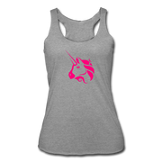 Uniswap Women’s Tri-Blend Racerback Tank - heather gray