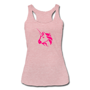Uniswap Women’s Tri-Blend Racerback Tank - heather dusty rose