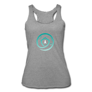 Safemoon Women’s Tri-Blend Racerback Tank - heather gray