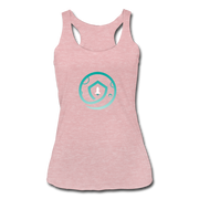 Safemoon Women’s Tri-Blend Racerback Tank - heather dusty rose