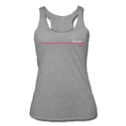 Uniswap Thin Line Women’s Tri-Blend Racerback Tank - heather gray