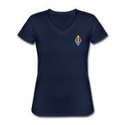Ethereum Women's V-Neck - navy