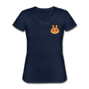 Pancakeswap Women's V-Neck - navy