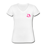 Uniswap Women's V-Neck - white