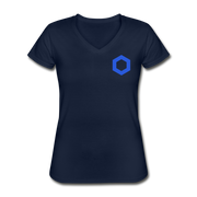 Chainlink Women's V-Neck - navy