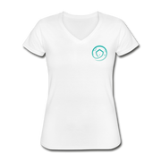 Safemoon Women's V-Neck - white