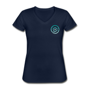Safemoon Women's V-Neck - navy