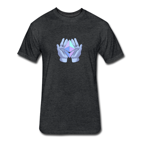 Ethereum Diamond Hands T Shirt - heather black