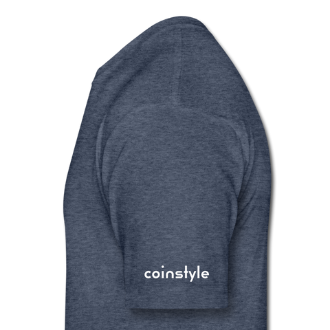 Ethereum Diamond Hands T Shirt - heather navy
