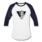 Free Ross Unisex Raglan - white/navy