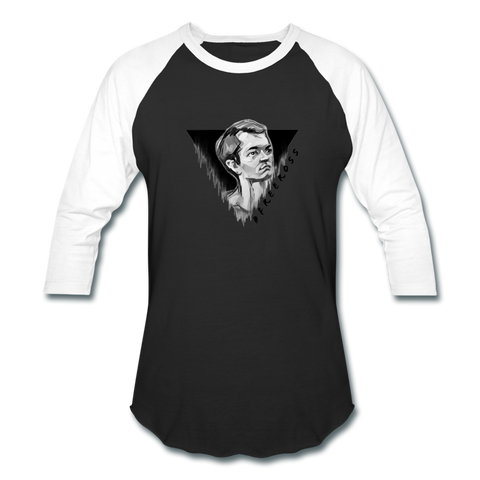 Free Ross Unisex Raglan - black/white