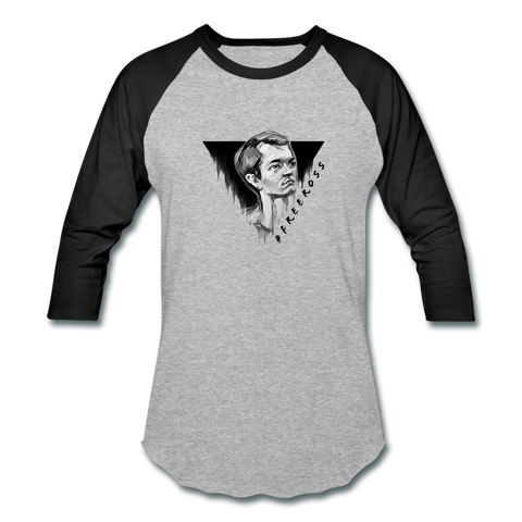 Free Ross Unisex Raglan - heather gray/black