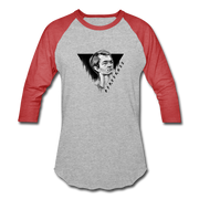 Free Ross Unisex Raglan - heather gray/red