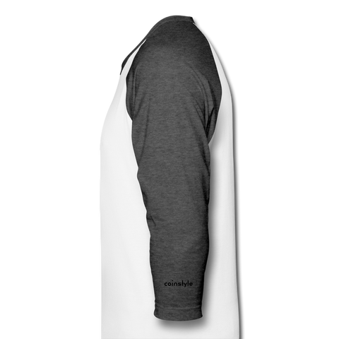 Free Ross Unisex Raglan - white/charcoal