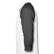 El Salvador Bitcoin Nation Unisex Raglan - white/charcoal