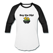 Buy the Dip Unisex Raglan - white/black