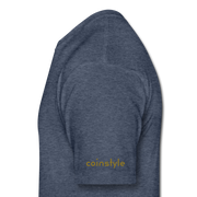 Bitcoin is Gold Men's T Shirt - heather navy