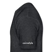 Blockchain Crusader Small Logo Tee - heather black