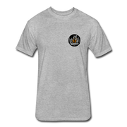 Blockchain Crusader Small Logo Tee - heather gray