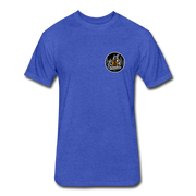 Blockchain Crusader Small Logo Tee - heather royal