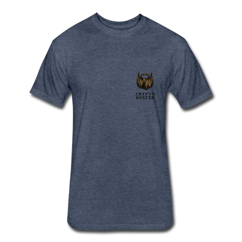 Crypto Keeper Small Logo - heather navy