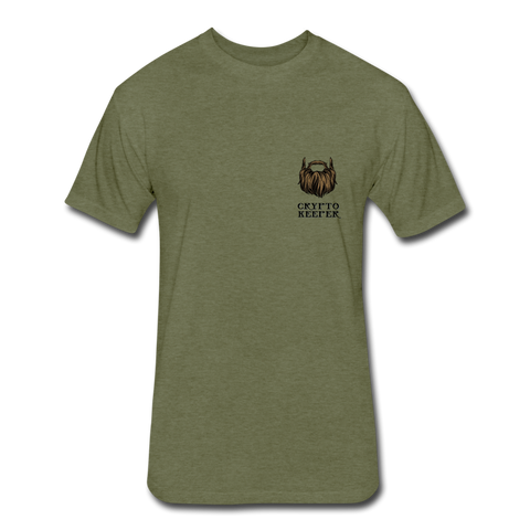 Crypto Keeper Small Logo - heather military green
