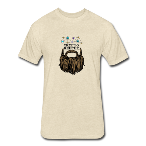 Crypto Keeper Logo T-Shirt - heather cream