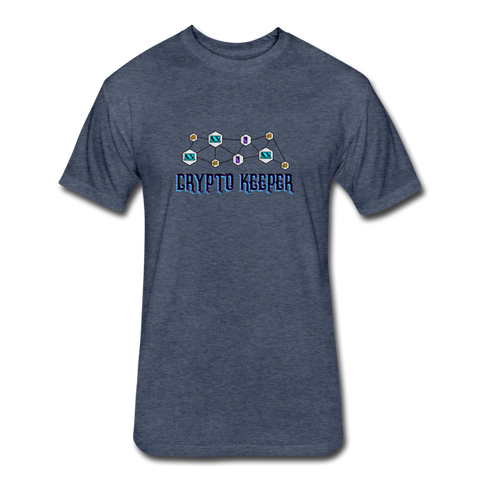 Crypto Keeper Matrix T-Shirt - heather navy
