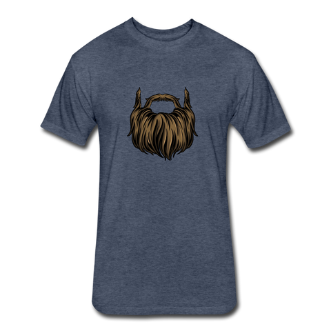 Crypto Keeper Beard T-Shirt - heather navy