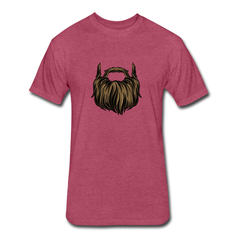 Crypto Keeper Beard T-Shirt - heather burgundy