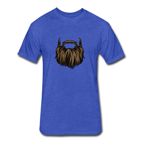 Crypto Keeper Beard T-Shirt - heather royal