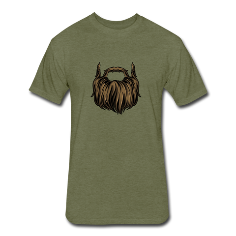 Crypto Keeper Beard T-Shirt - heather military green