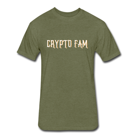 Crypto Fam T-Shirt - heather military green
