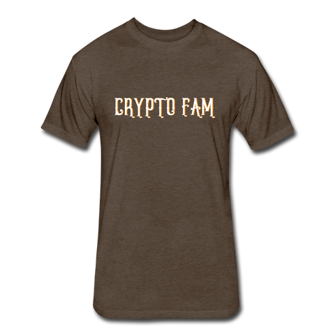 Crypto Fam T-Shirt - heather espresso