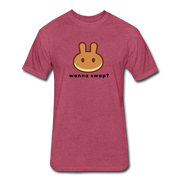 Wanna Swap T-Shirt - heather burgundy