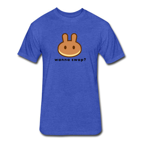 Wanna Swap T-Shirt - heather royal